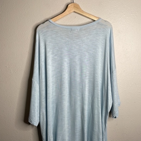 Wrangler Baby Blue Ranch Shirt Top Size 3X - Picture 6 of 7